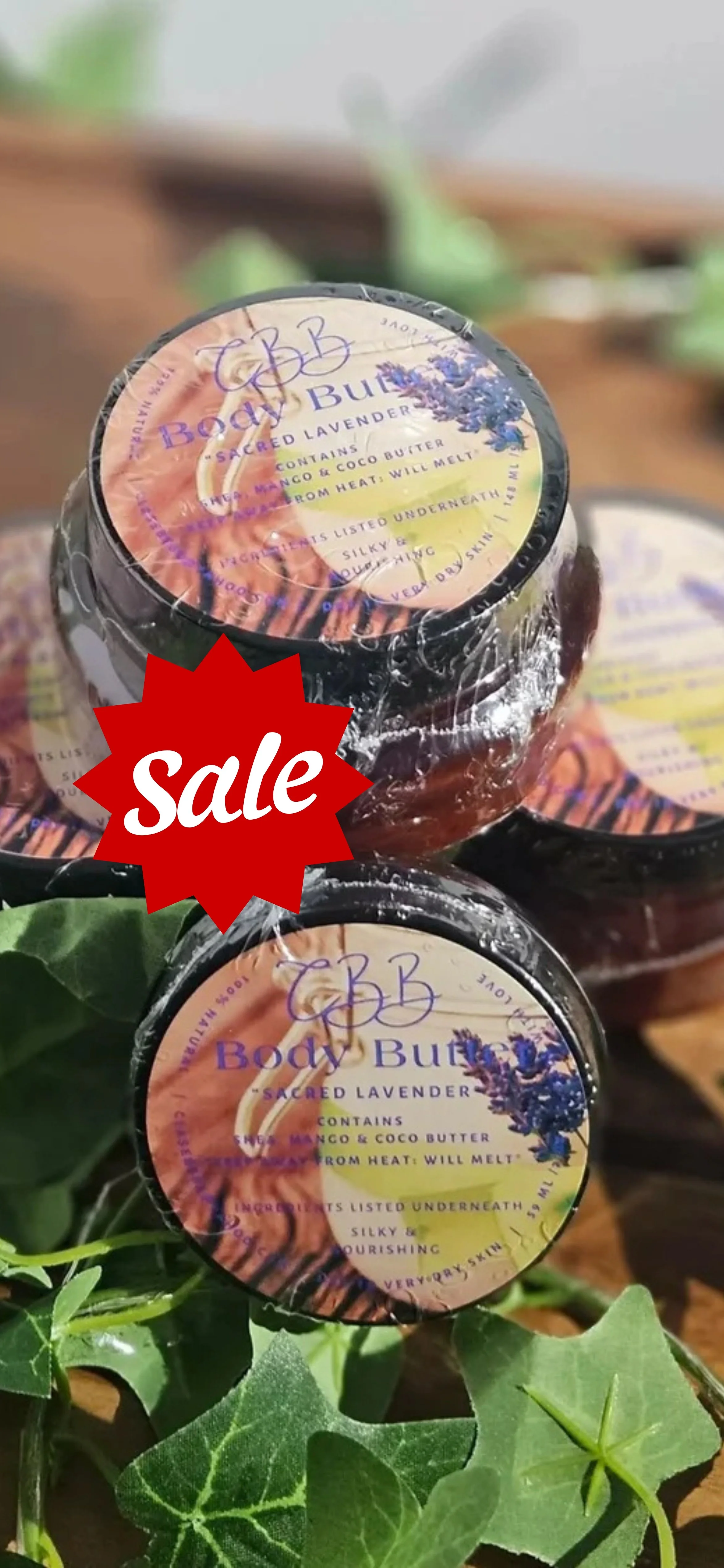 "Sensitive Skin Sacred Lavender" Body Butter