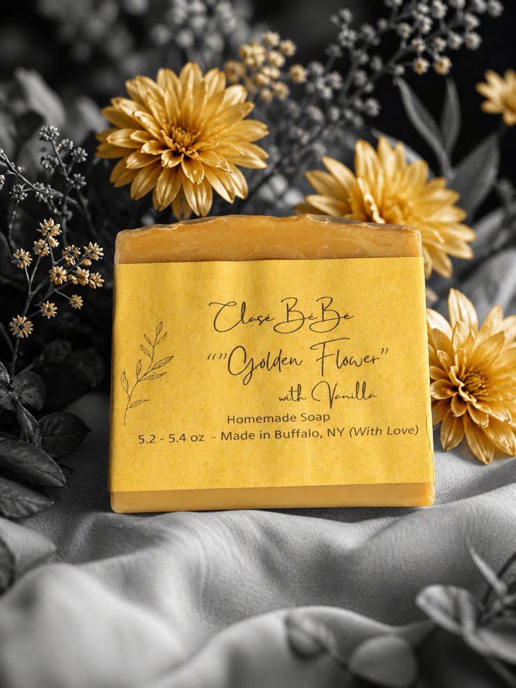"Golden Flower" with Vanilla Body Soap