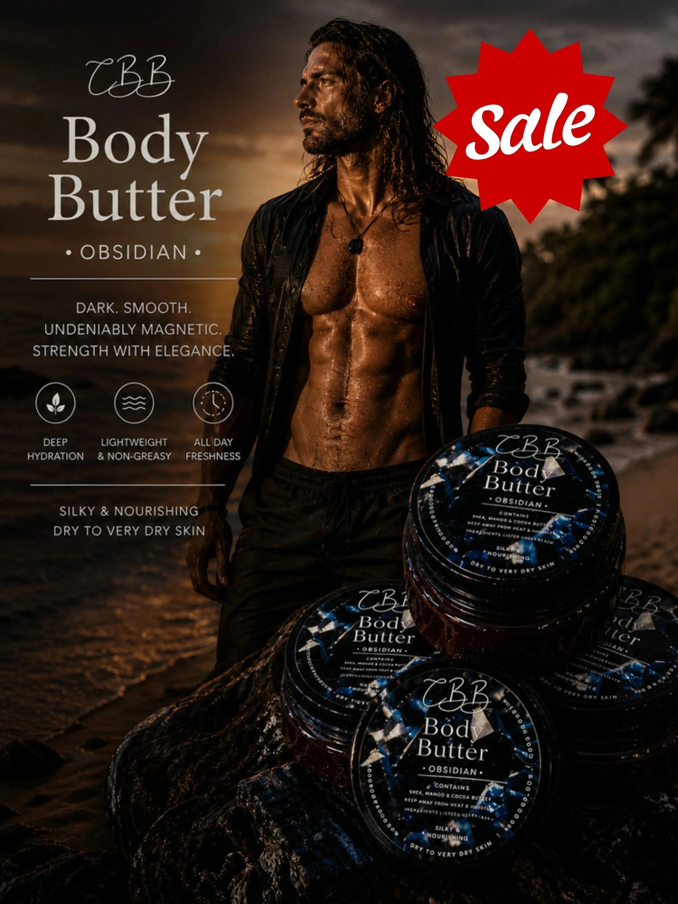 "Obsidian" Body Butter