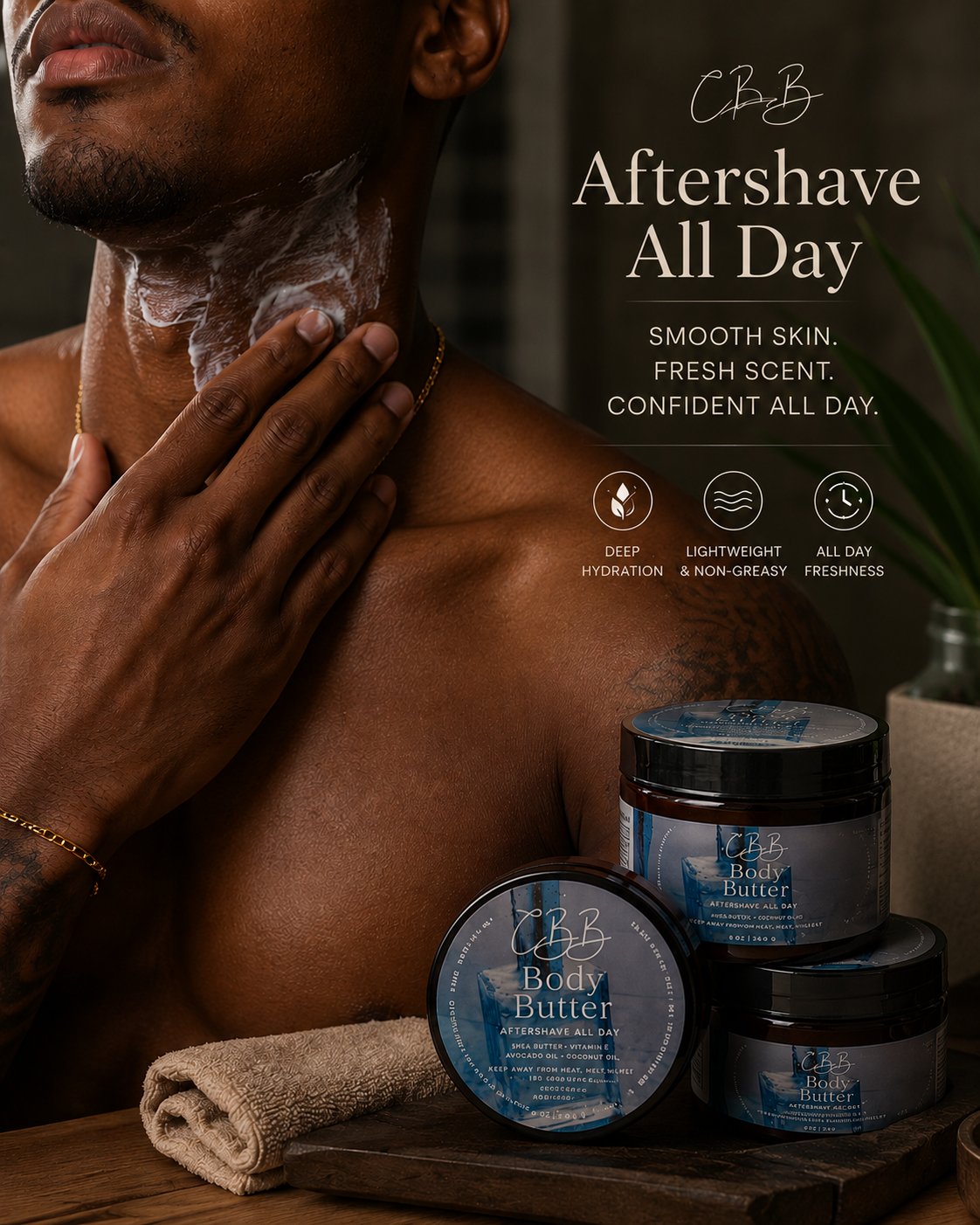 "Aftershave All Day" Body Butter