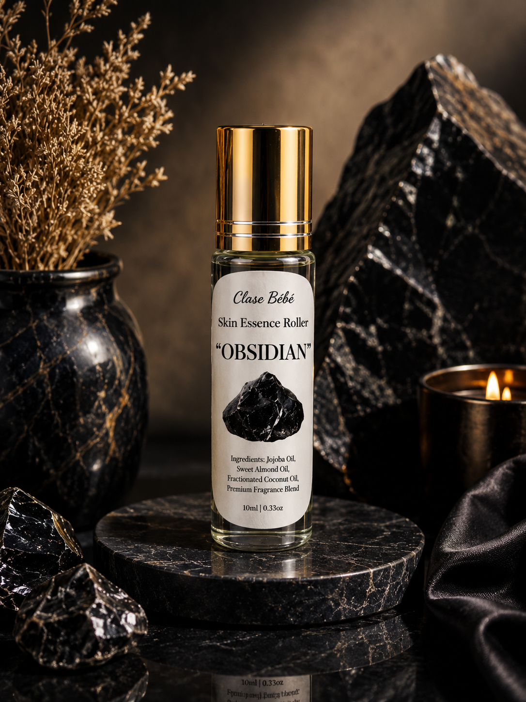 "Obsidian" - Skin Essence Roller