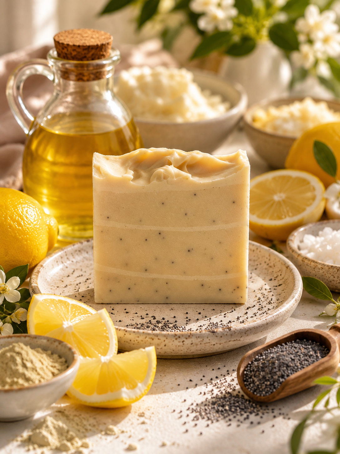 ⭐Best Seller⭐ "Lemon Cake" Exfoliating Body Soap