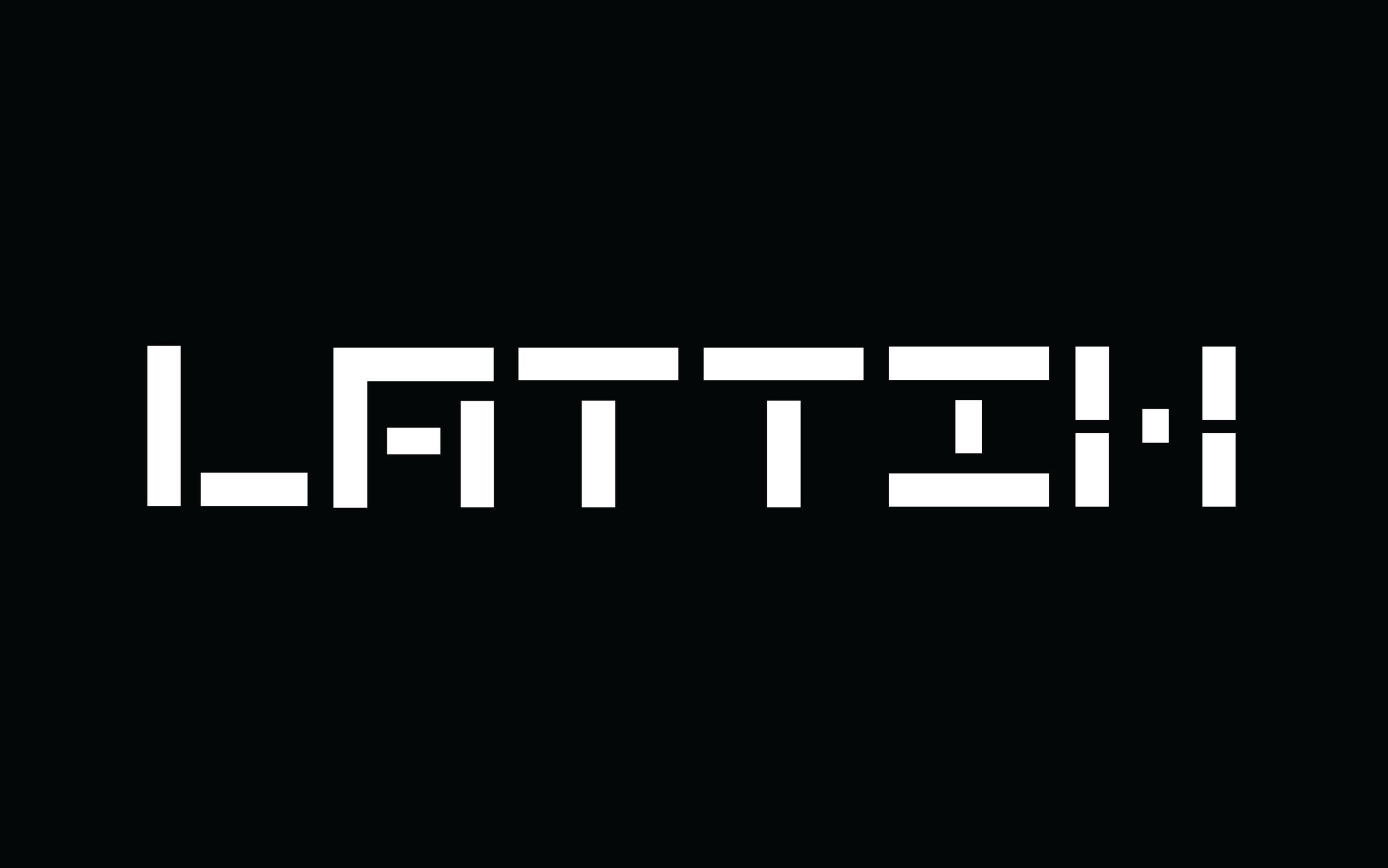 Lattix: Custom Typeface