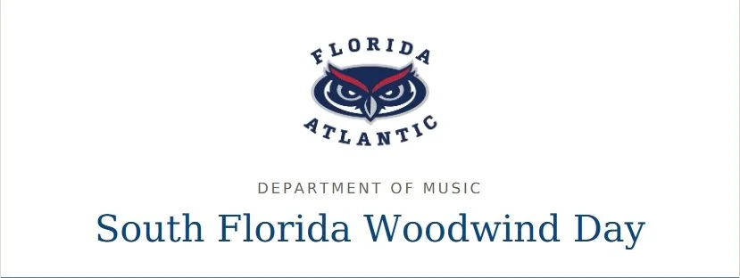 South Florida Woodwind Day at Florida Atlantic University