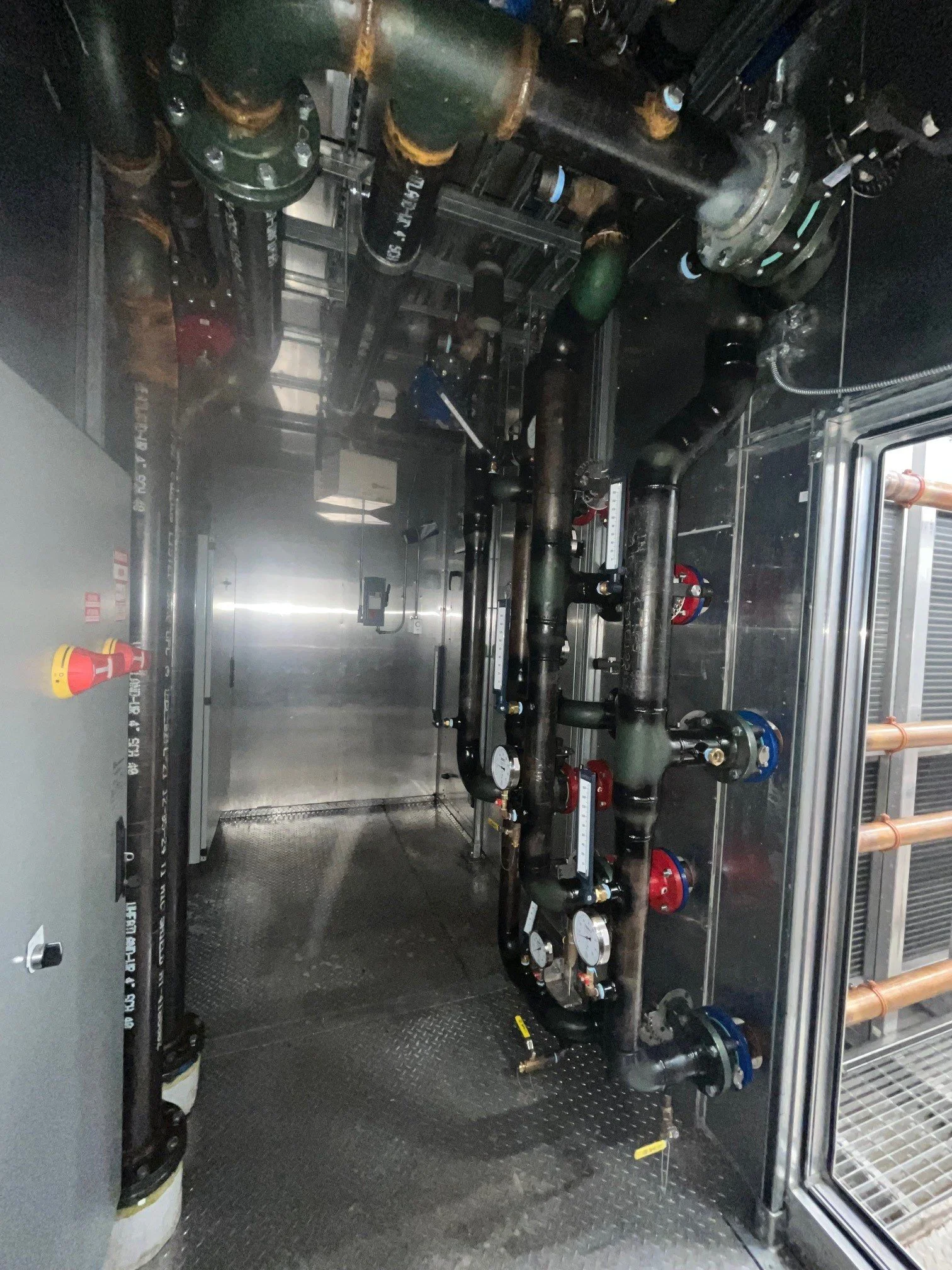 Custom fabricated and installed Mechanical piping system. Welded onsite and off site to meet accelerated schedule