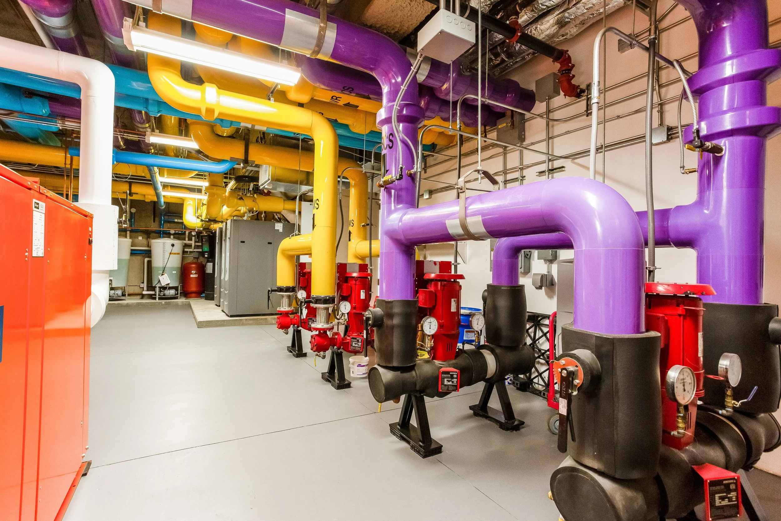 Commercial HVAC and Plumbing services provided 