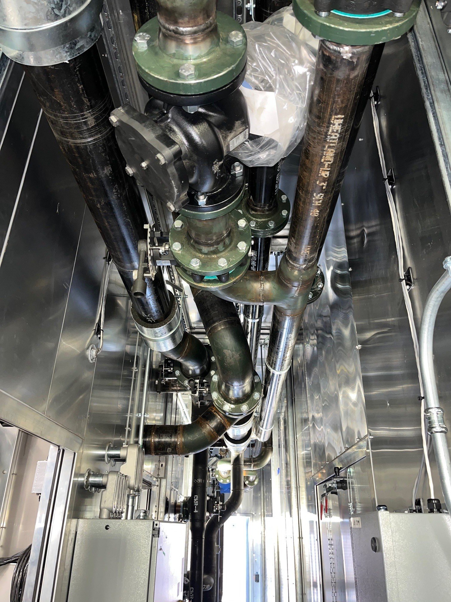 Field fabricated mechanical piping systems installed
