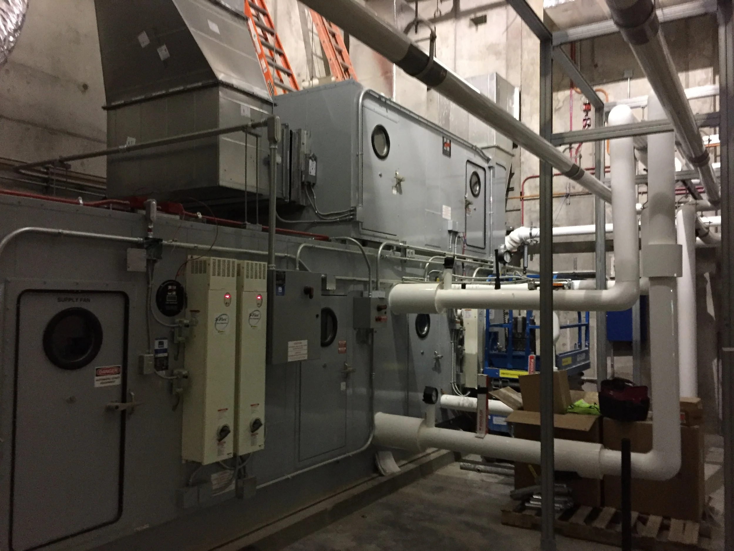 HVAC Mechanical equipment professional installed, serviced  and operated