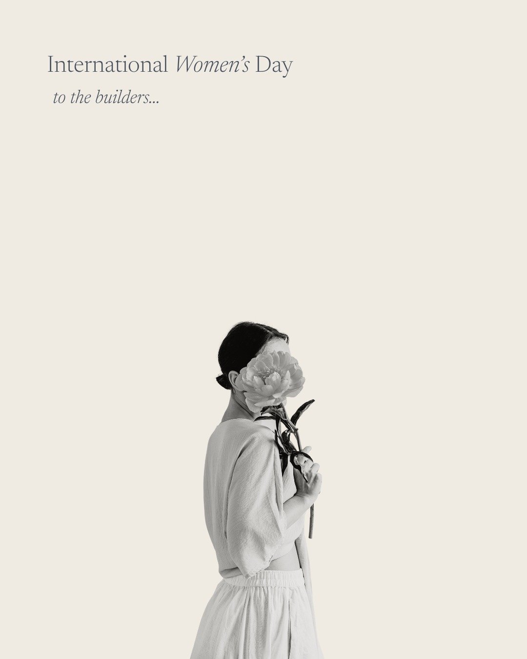 Happy International Women's Day.

Today we celebrate the pioneers, the trailblazers, the mothers holding a vision in one hand and a to-do list in the other. 

The ones who decided their calling was worth building, even when the timing wasn't perfect 