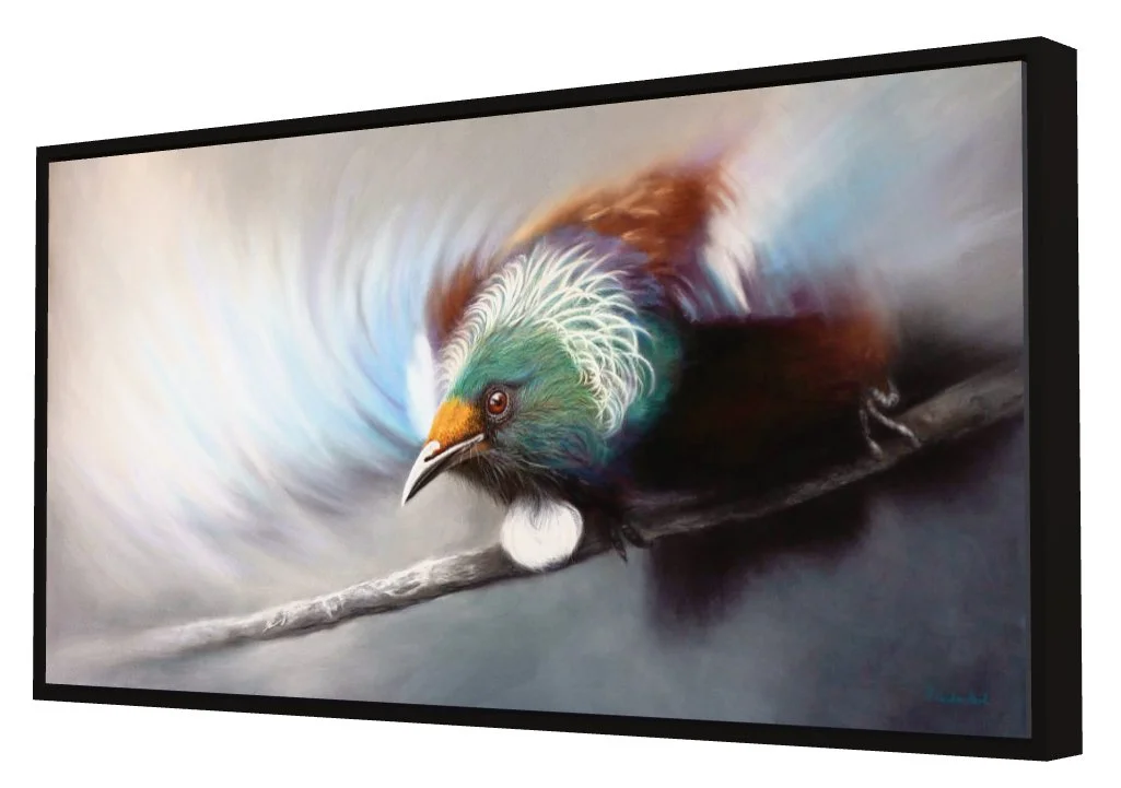 Stretched Canvas (Black Floating Frame)