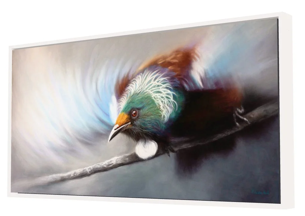 Stretched Canvas (White Floating Frame)