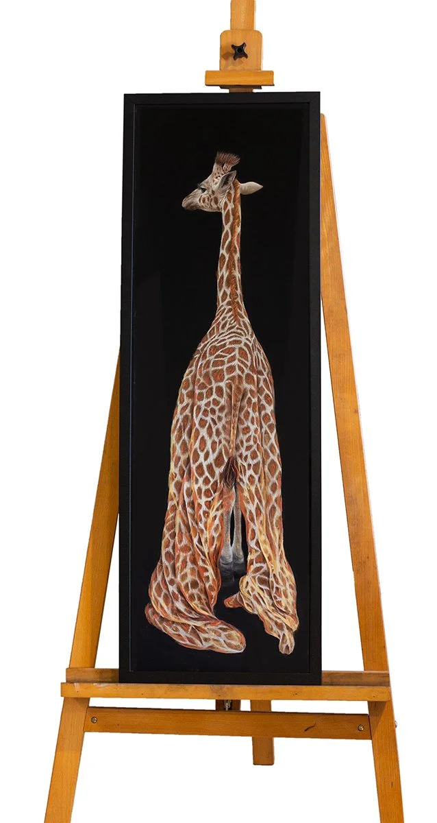 giraffe in dress framed.jpg