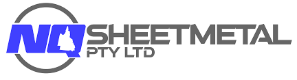 Logo for NC SHEETMETAL PTY LTD with blue and gray text and a stylized map of Australia.