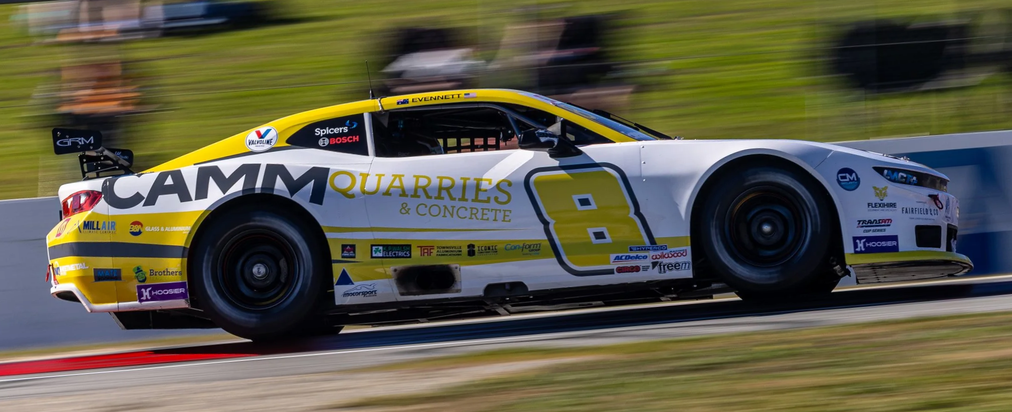 EVENNETT CLAIMS SECOND OVERALL AND NEW TRANS AM LAP RECORD AT WANNEROO