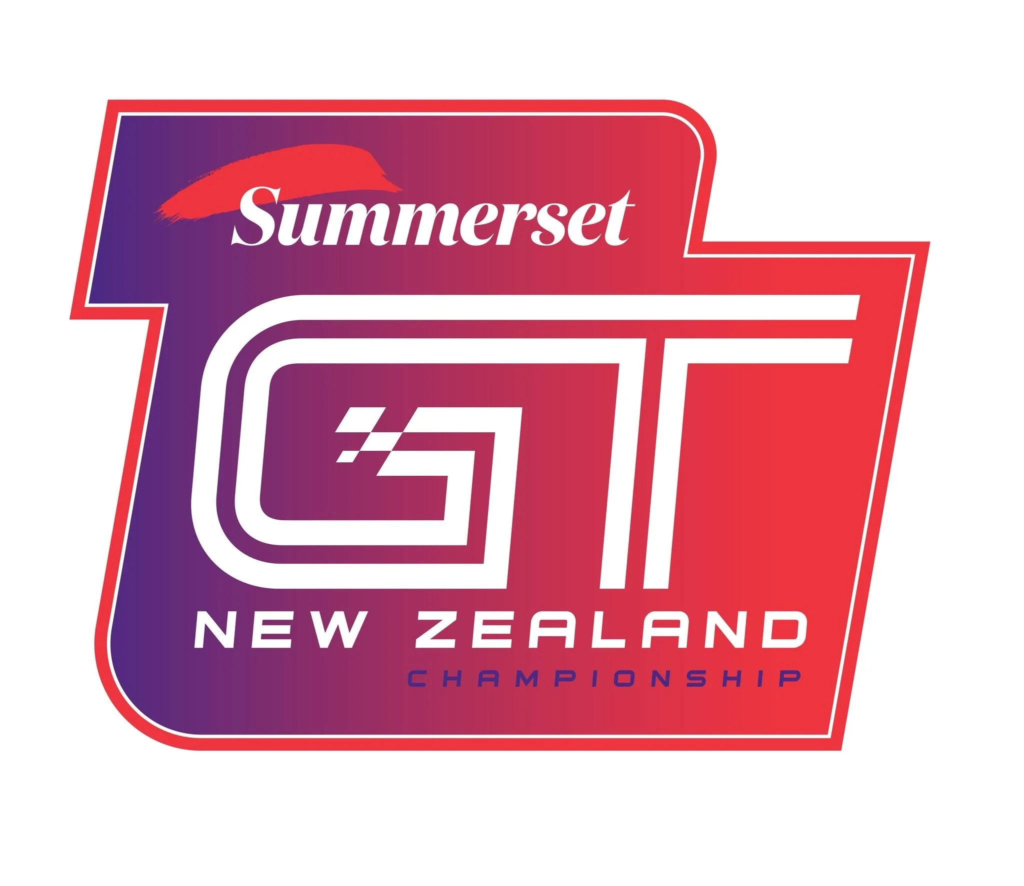 Logo for the Somerset G7 New Zealand Championship featuring bold stylized text and vibrant colors.