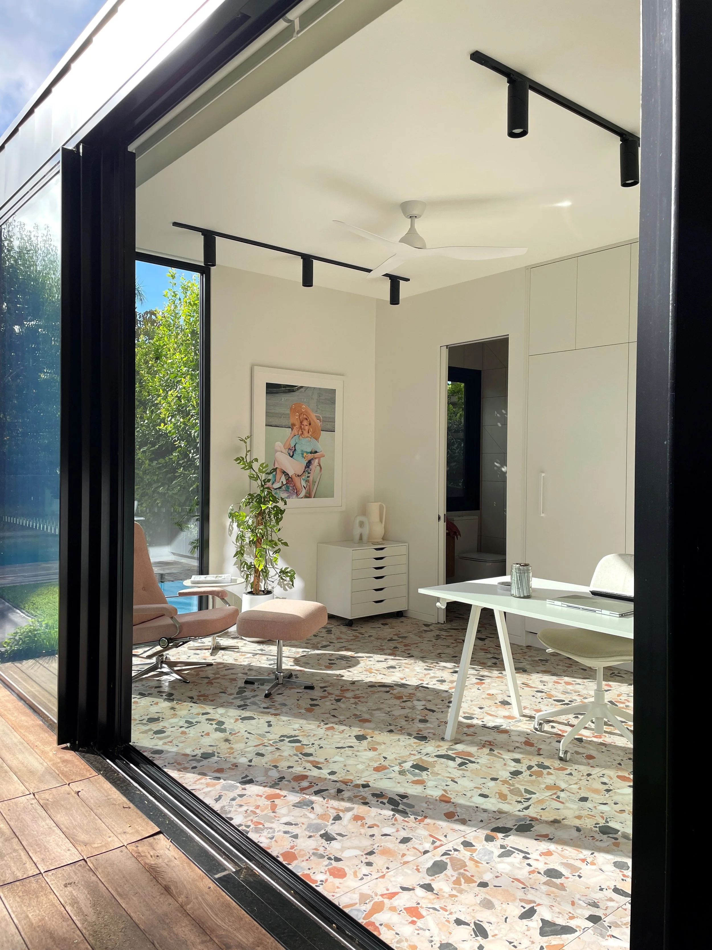 Storia Interiors Hawthorn Extension Studio Home Office Guest Bedroom with Ensuite.jpg