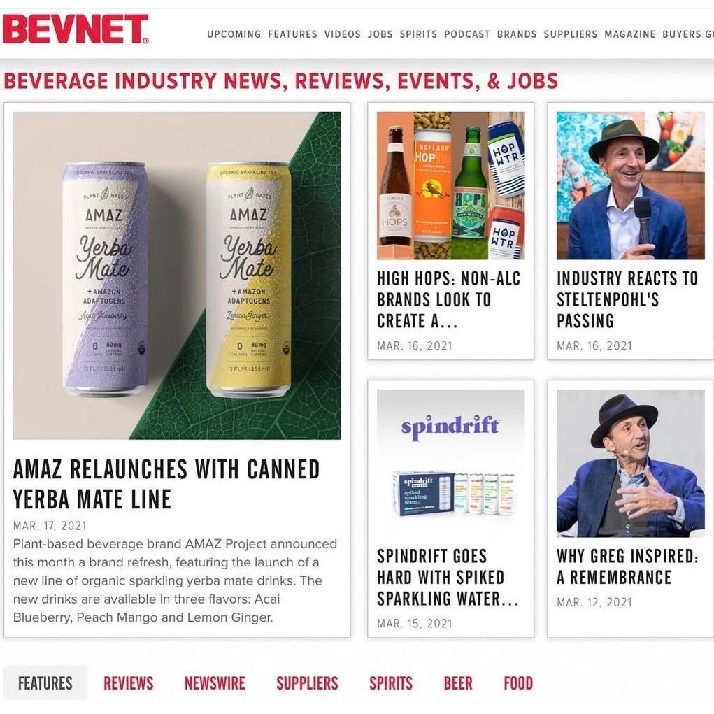 BevNet Homepage Spotlight

Featured on BevNet’s homepage, recognizing innovation and market positioning within the competitive U.S. beverage landscape.