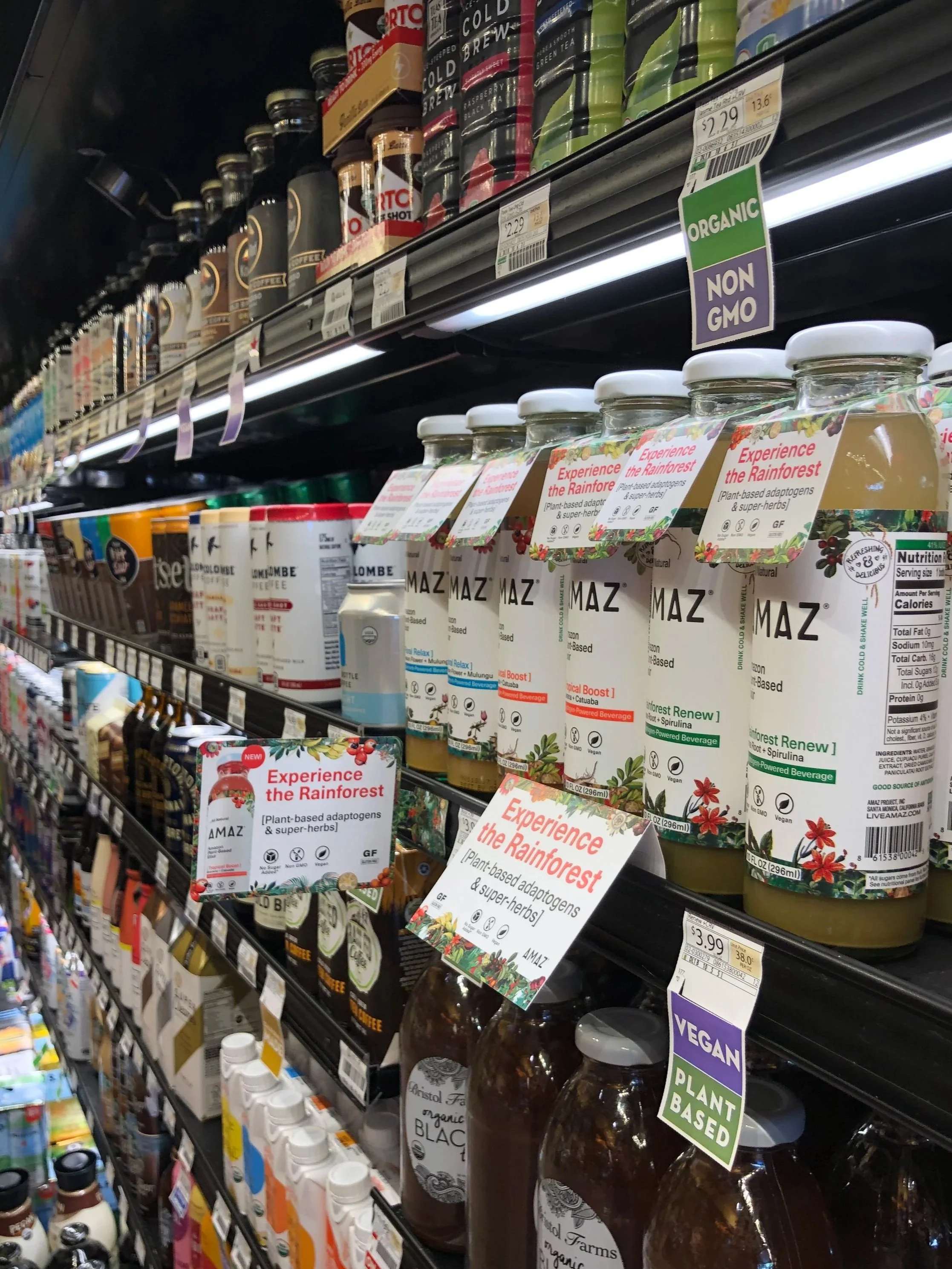Placement at Bristol Farms in Santa Monica, a premium grocery retailer known for its curated assortment, high-quality standards, and strong presence in one of Los Angeles’ most competitive natural and specialty food markets.