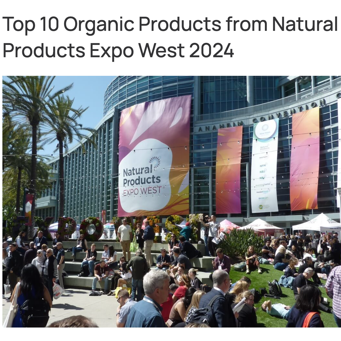 Recognized Among the Top 10 Organic Products at Natural Products Expo West 2024 by Organic Insider — a meaningful validation of our commitment to building products where mission, sourcing, nutrition, and taste are fully aligned.