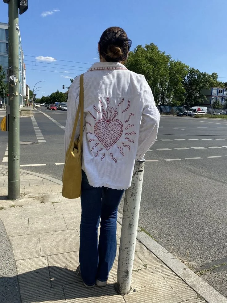 hand embroided heart on red thread.jpg