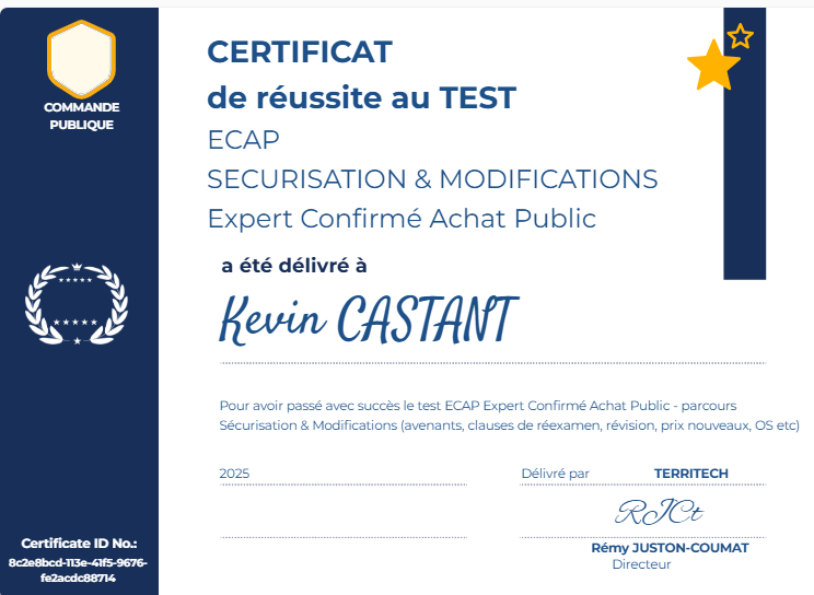 ECAP parcours Sécurisation & Modifications