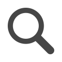 A magnifying glass icon