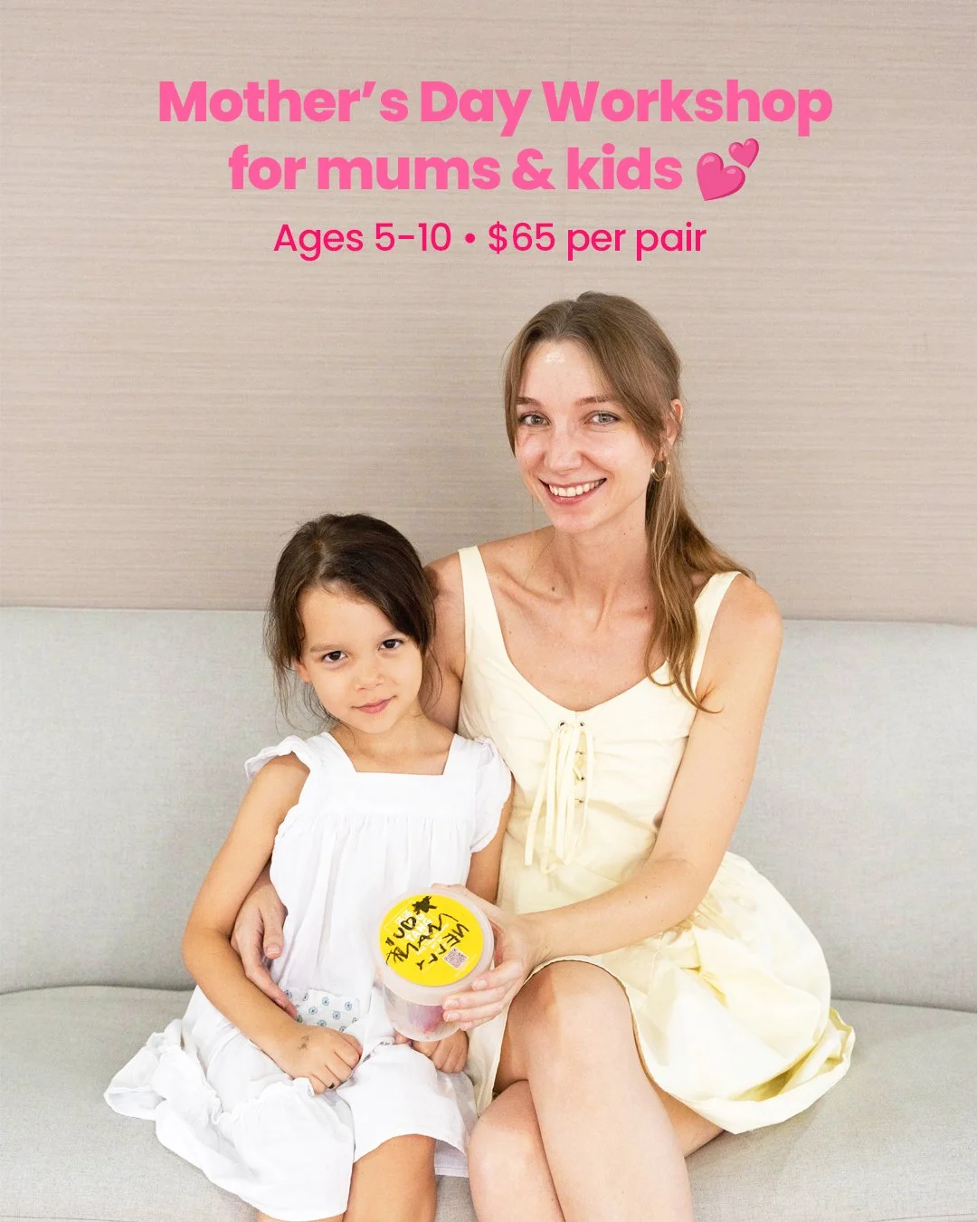 Mums with kids aged 5 to 10 - this is for you 💕

We created this for a very specific kind of moment.

Not a class.
Not something to &ldquo;learn&rdquo;.

But a space where your child:
chooses what they think you need,
makes something just for you,
a