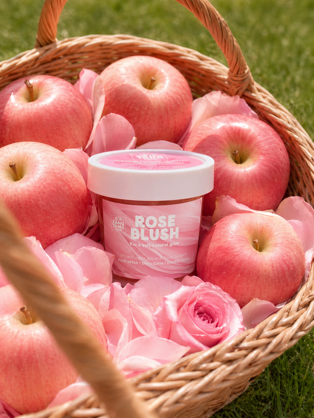 Rose Blush (Snow Fungus Rose & Apple Dessert)