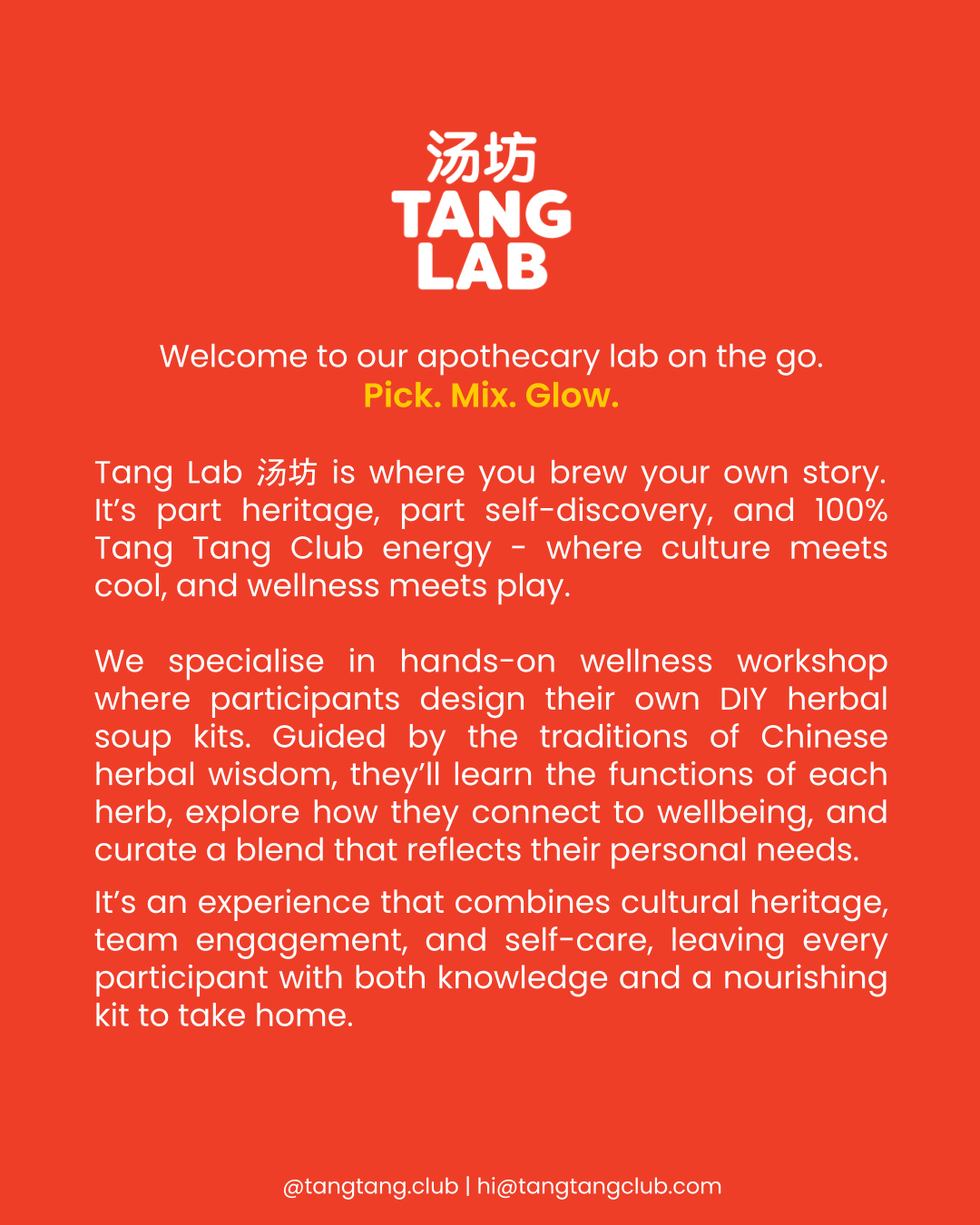 Tang Lab: Craft with Intention — Tang Tang Club
