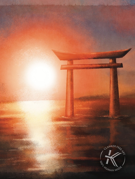 Japanese Beach Sunset