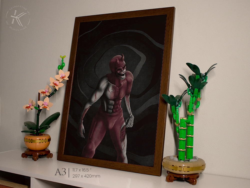 Zombie DareDevil | Marvel Zombies Inspired artwork