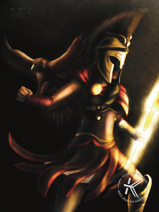 Immortal Misthios Kassandra | Assassin's Creed inspired artwork