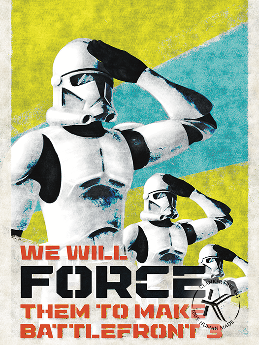 ''Force Them'' Battlefront 3 Propaganda Poster