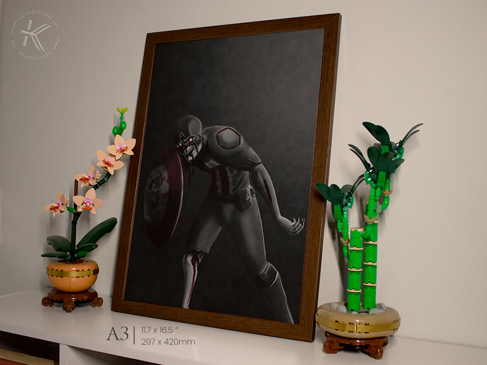 Zombie Captain America | Marvel Zombies Inspired artwork