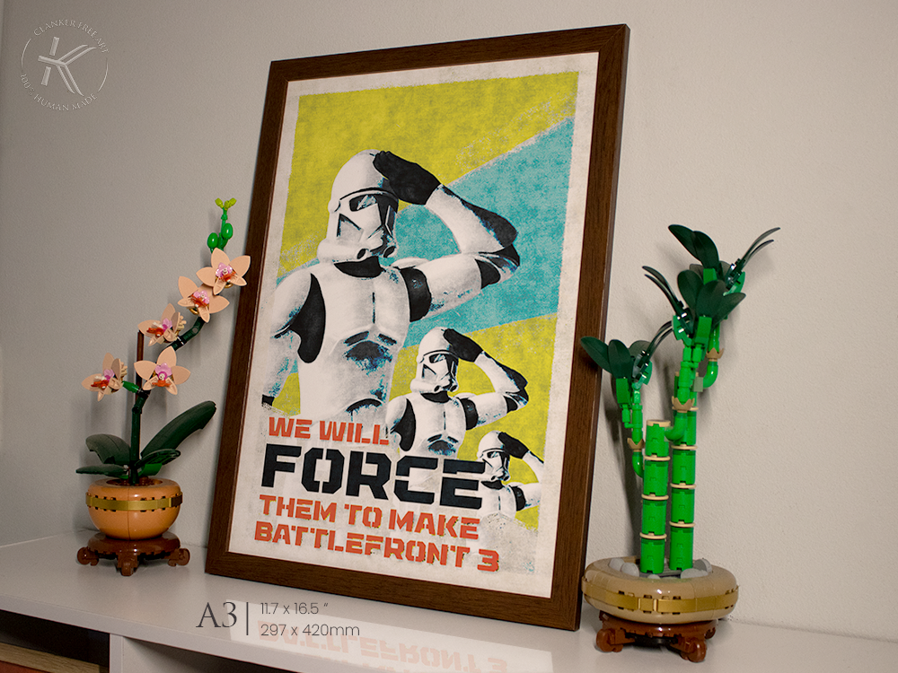 ''Force Them'' Battlefront 3 Propaganda Poster