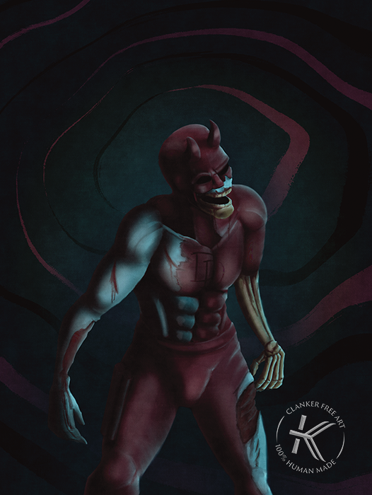 Zombie DareDevil | Marvel Zombies Inspired artwork