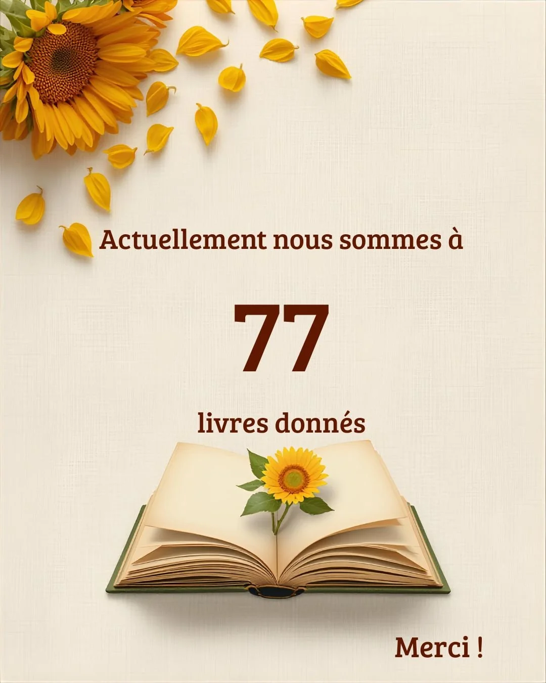 Actuellement nous sommes à 30 livres donnés.jpg