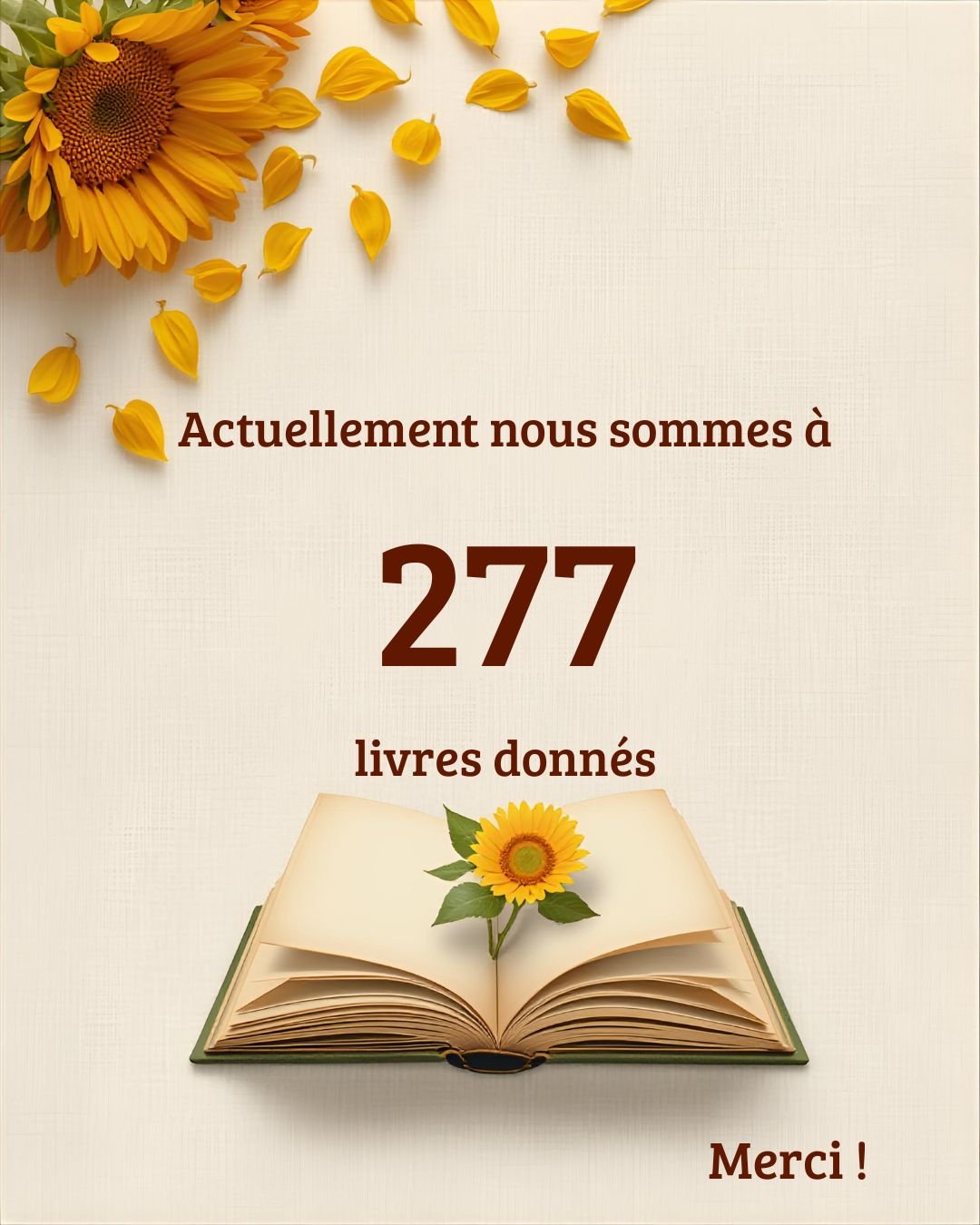 Donation de livres pour une école entière ! 