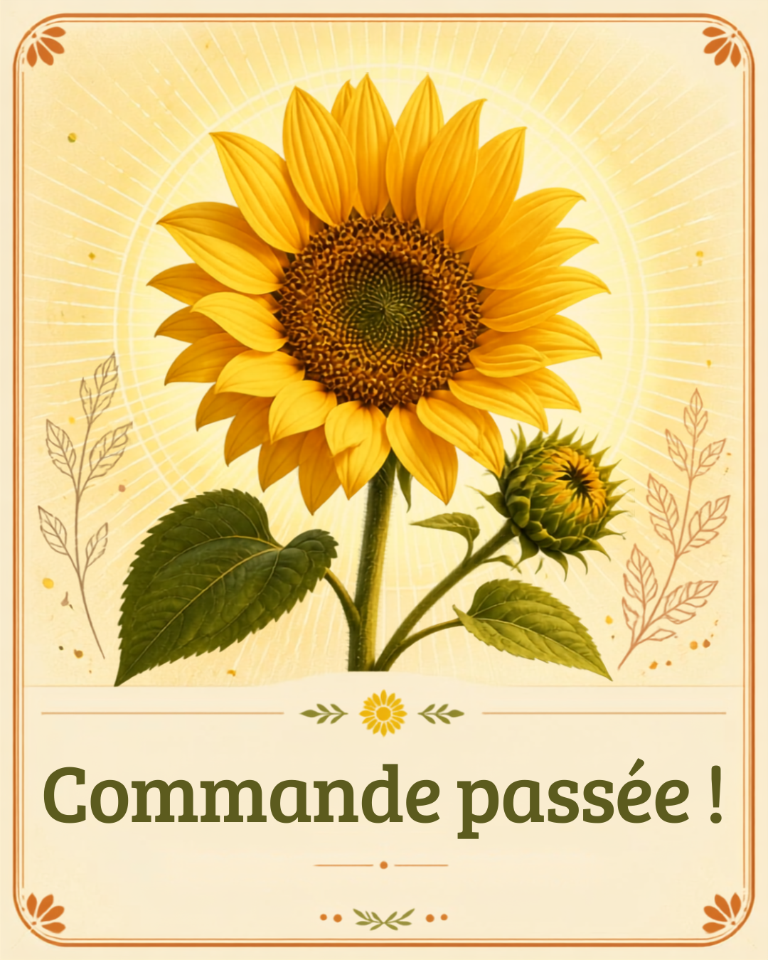 Commande passée !