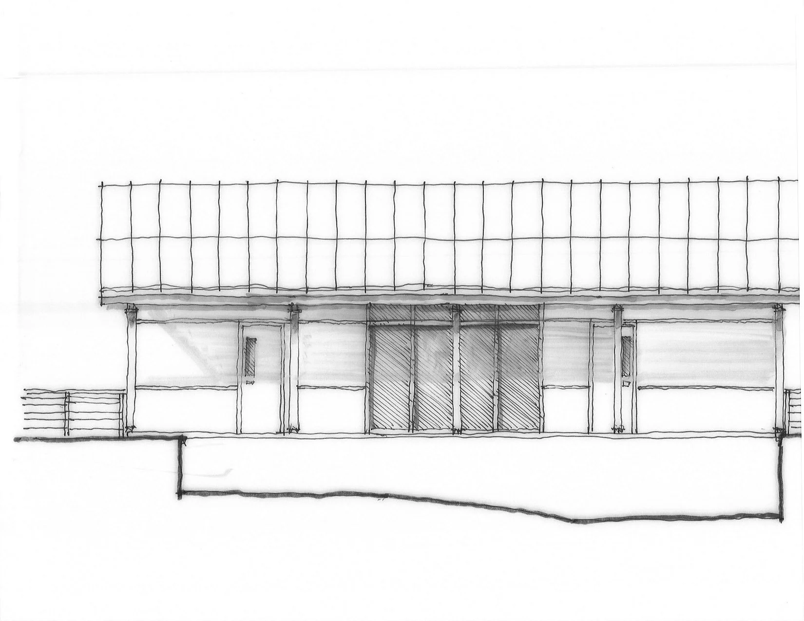 VANN RESIDENCE_POOL HOUSE_FRONT ELEVATION SKETCH1_2023.09.jpg