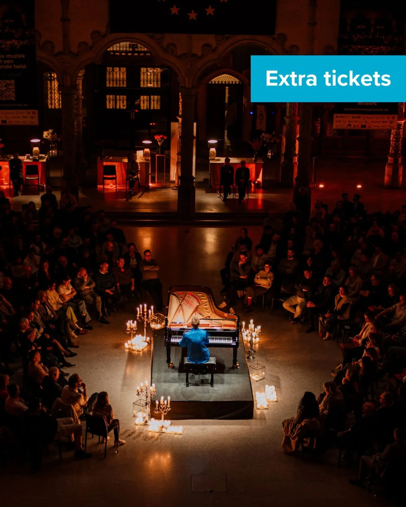 🚨 𝗘𝘅𝘁𝗿𝗮 𝘁𝗶𝗰𝗸𝗲𝘁𝘀 𝗯𝗲𝘀𝗰𝗵𝗶𝗸𝗯𝗮𝗮𝗿 𝘃𝗼𝗼𝗿 𝘃𝗮𝗻𝗮𝘃𝗼𝗻𝗱

Er kwamen net extra tickets vrij voor het kaarslichtconcert Goldberg by Night met @abelhox vanavond om 21u30 in @handelsbeursantwerpen.

Boek ze snel op antwerpspringfesti