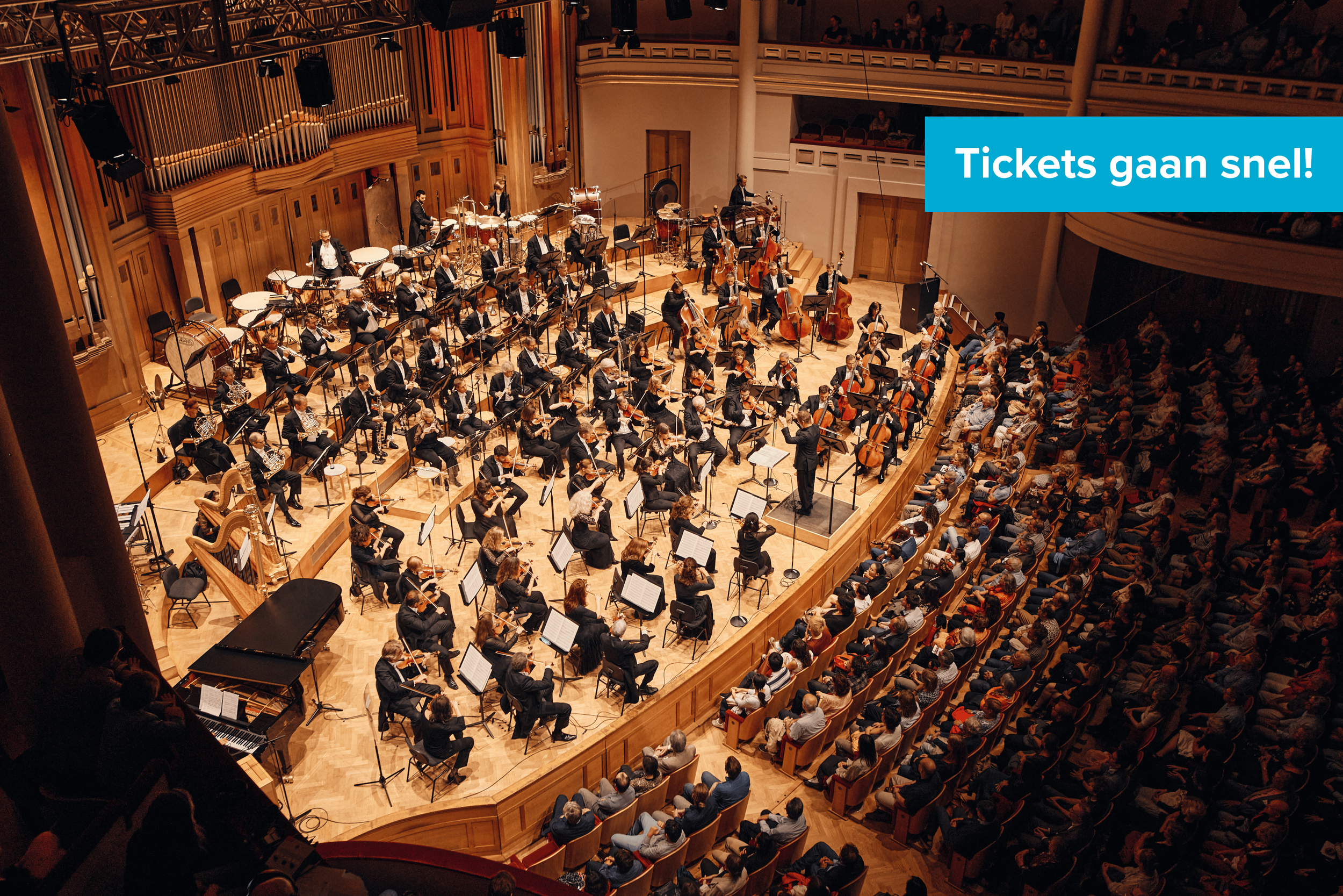 Magistrale Mahler volledig orkest in beeld