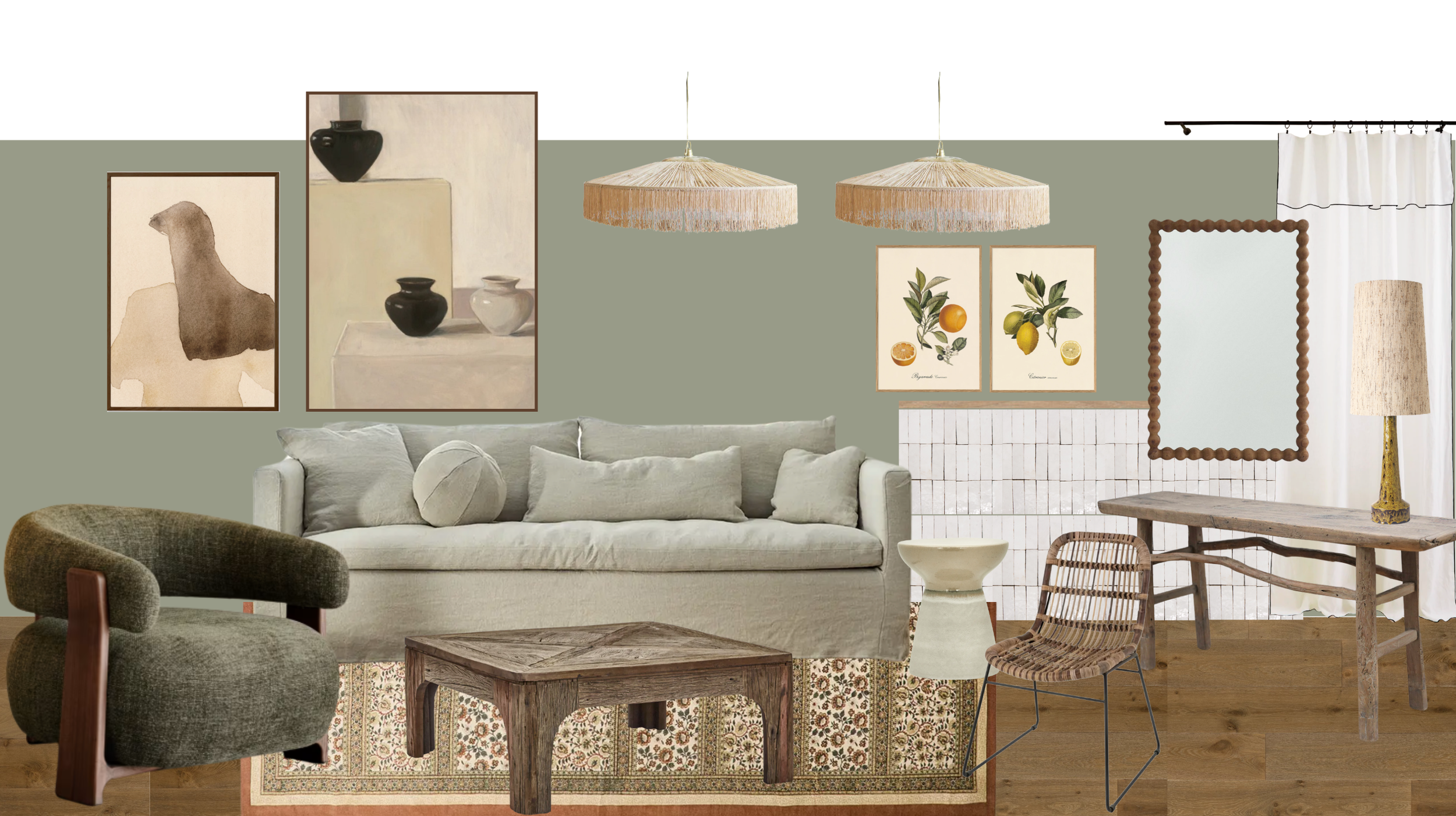 Prestation décoration d'intérieur, sélection mobilier, listing mobilier, installation