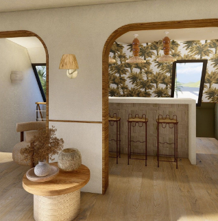 visuel 3D d'un projet d'architecture d'intérieur