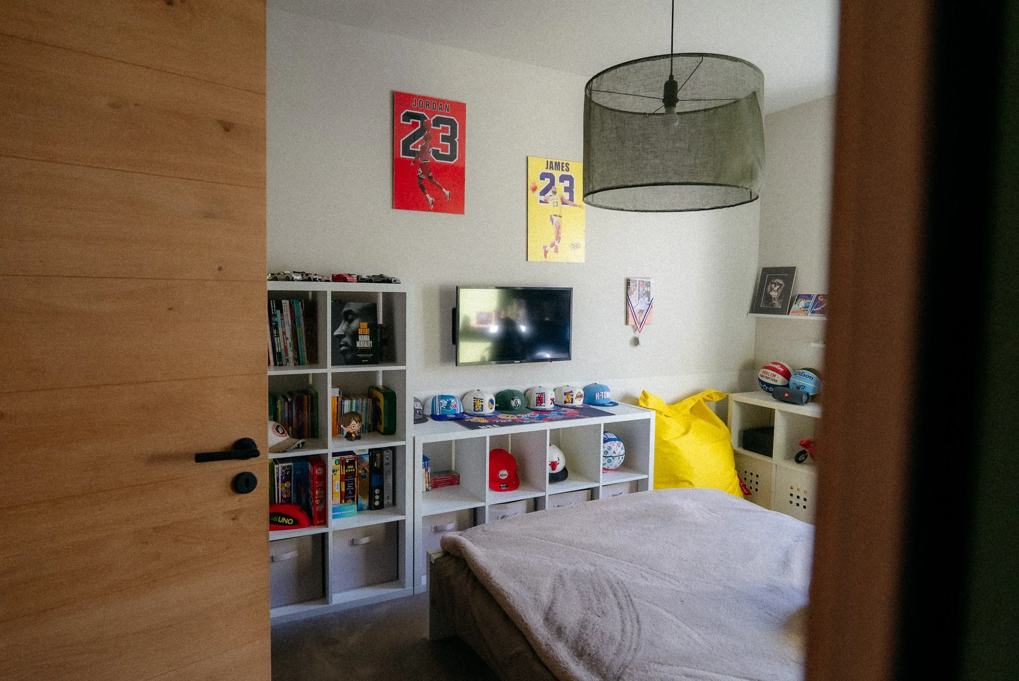 Chambre garçon sur le thème du basket