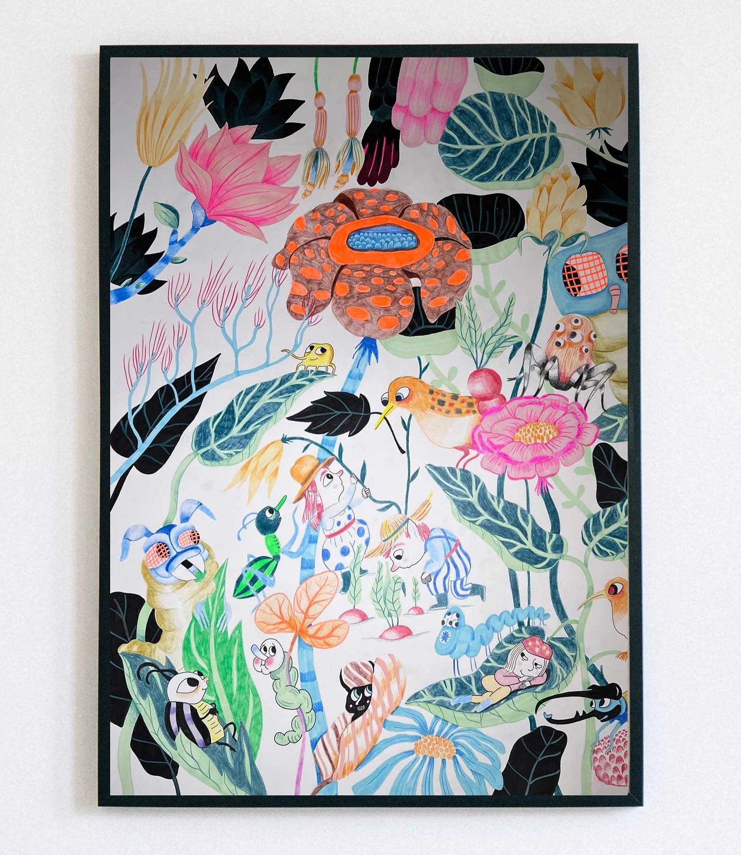 It is always nice when a huge drawing is sold but this one was special to me so I am both happy and sad to see it go. I hope many people will se it in &Ouml;sterg&ouml;tland council in Sweden. To purchase or to know more about other motives contact m