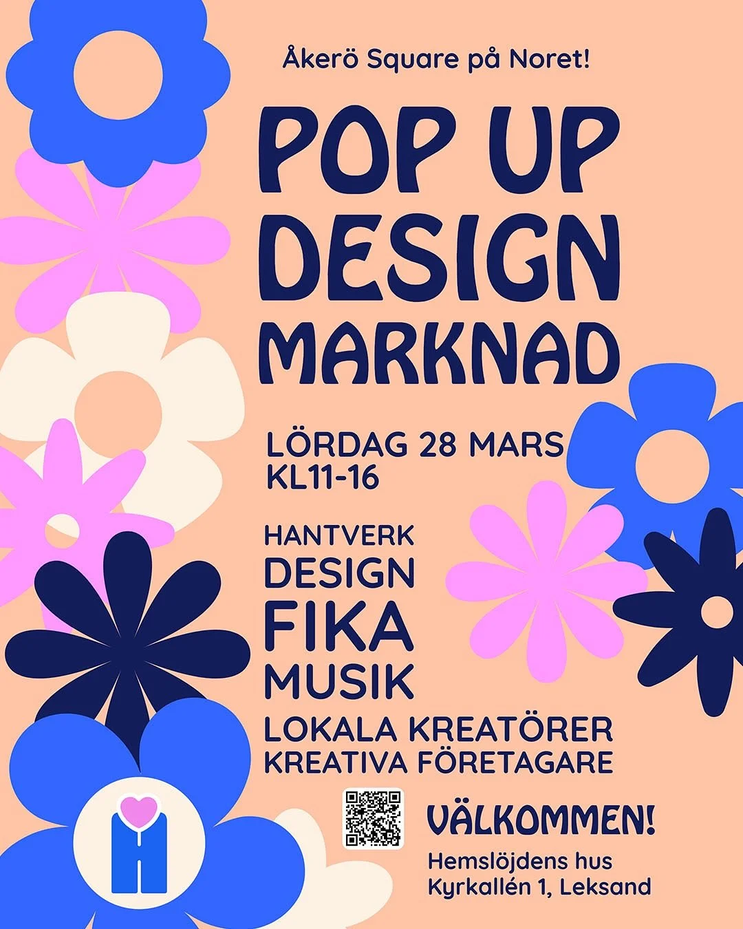 Designmarknad 28 mars kl: 11-16 p&aring; Hemsl&ouml;jdens hus, kyrkallen 1, Leksand! Lokala kreat&ouml;rer och kreativa f&ouml;retagare - hoppas att vi ses! #marknad #illustration #leksand #spel #kort #m&aring;larb&ouml;cker #v&auml;lkommen #knappar