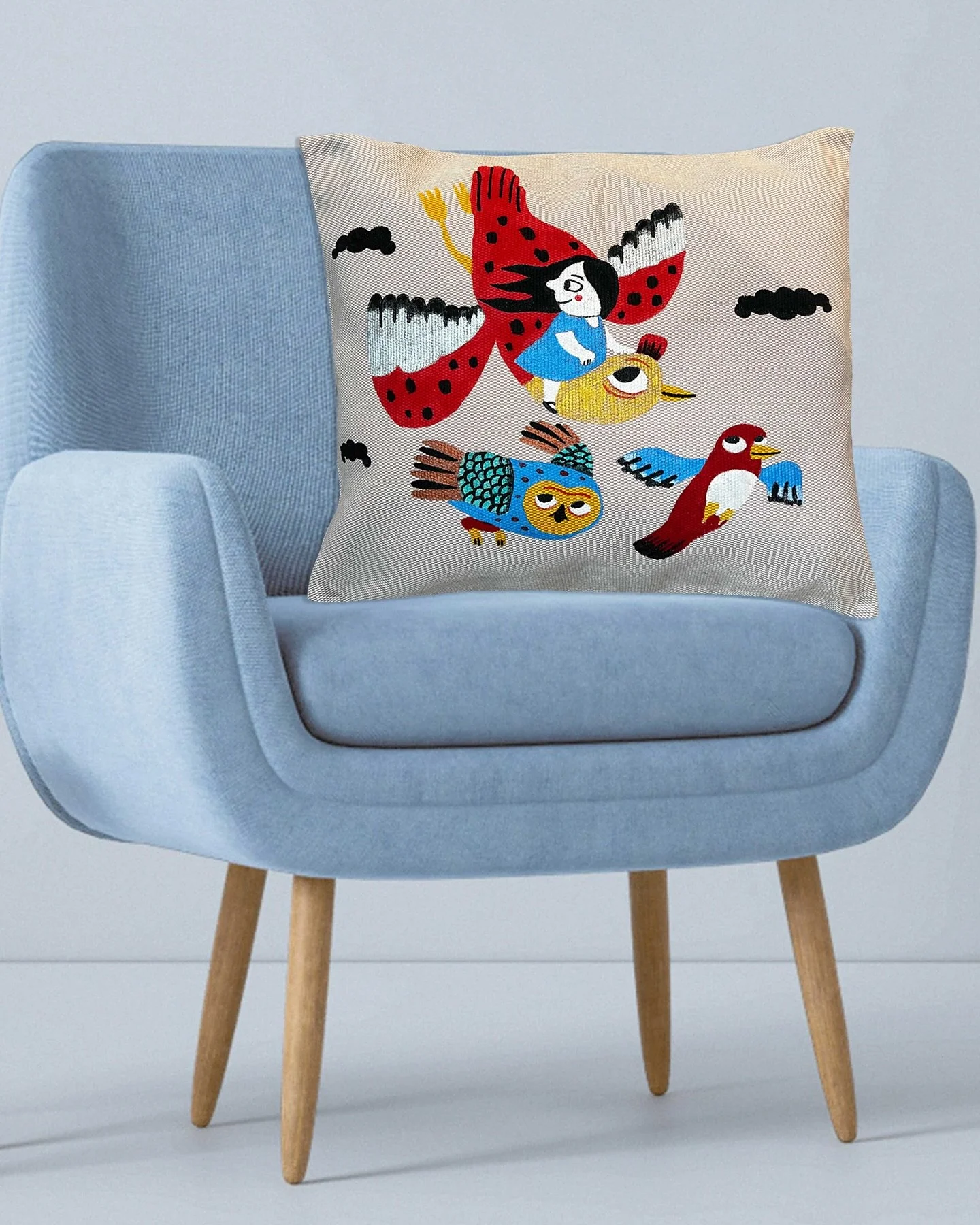 New pillow motive available at konst runt siljan. Textile with structure and metallic details. #konstruntsiljan #houseofillustration #pillow #illustration #perjosekarlen #art #pink #red #blie