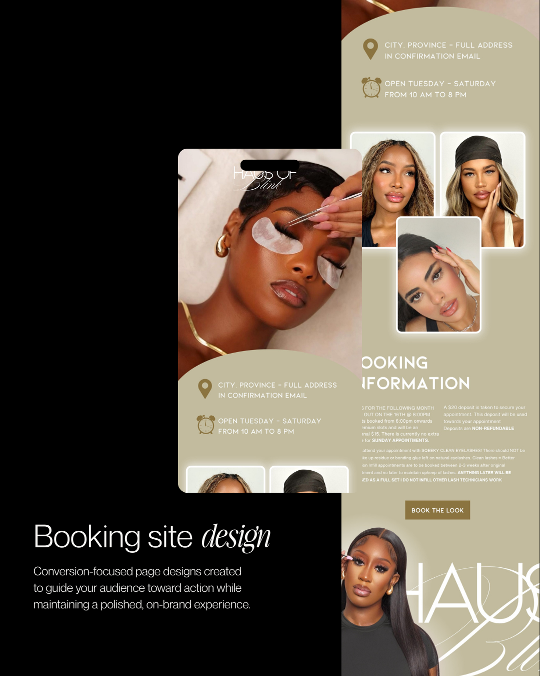 Booking Page Design
