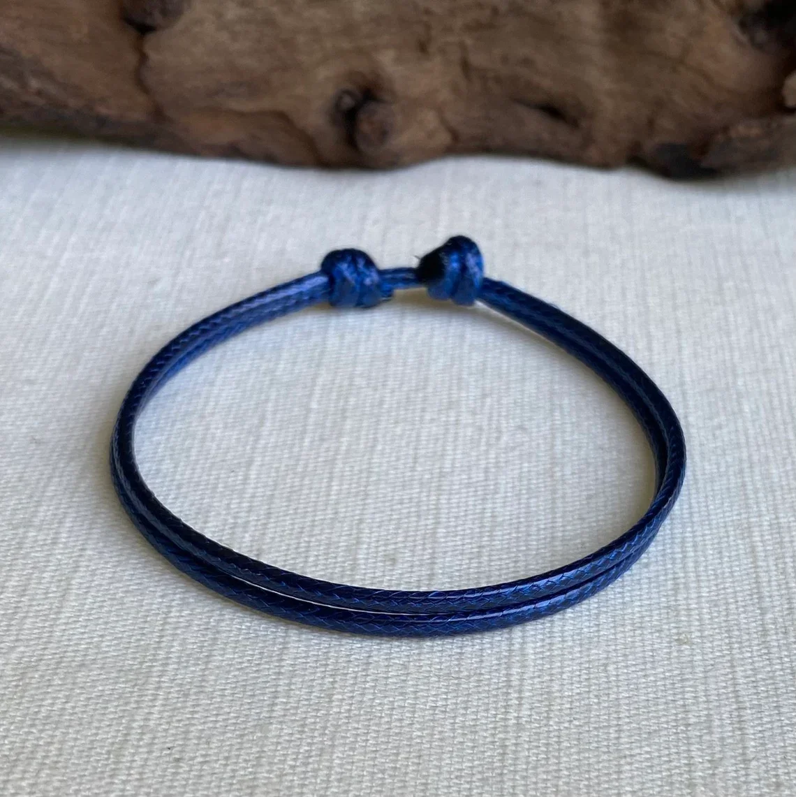 men's 2mm bracelet navy.webp